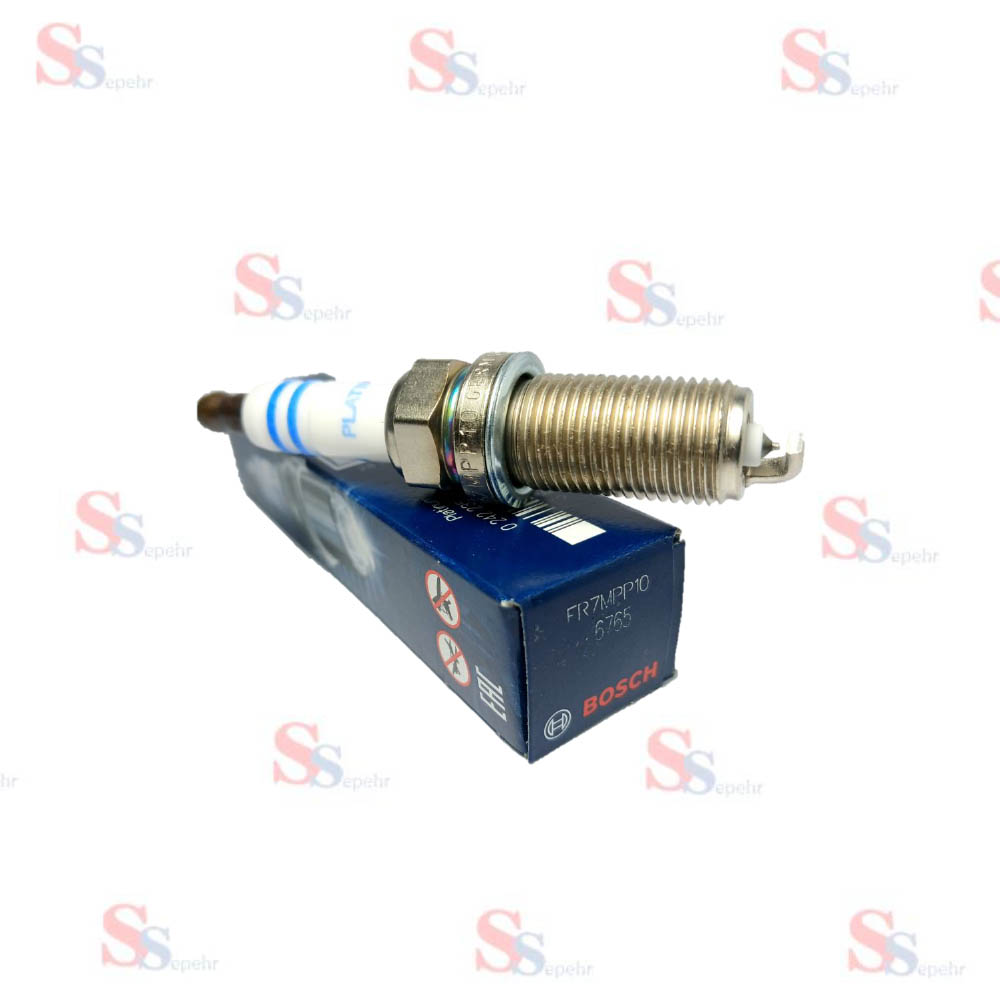 6765-FR7MPP10 شمع موتور تک پلاتین سوزنی پایه بلند بوش اصلی کد 6765 FR7MPP10 - Image 1