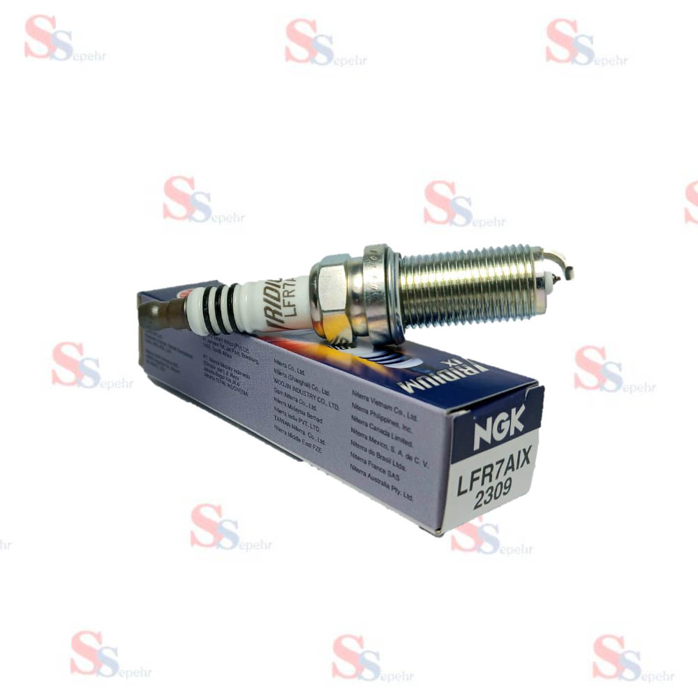 NGK LFR7AIX-2309 شمع ایریدیوم پایه بلند ان جی کی اصلی کد LFR7AIX 2309 - Image 1